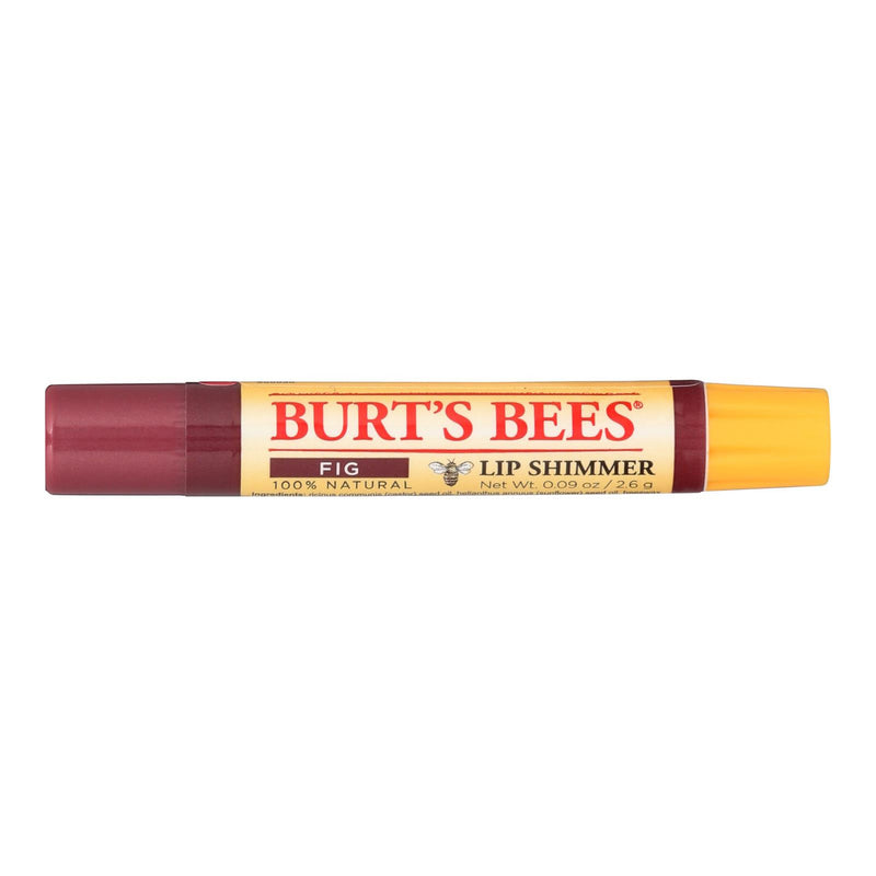 Burts Bees - Lip Shimmer - Fig - Case of 4 - 0.09 oz (4x0.09 OZ)