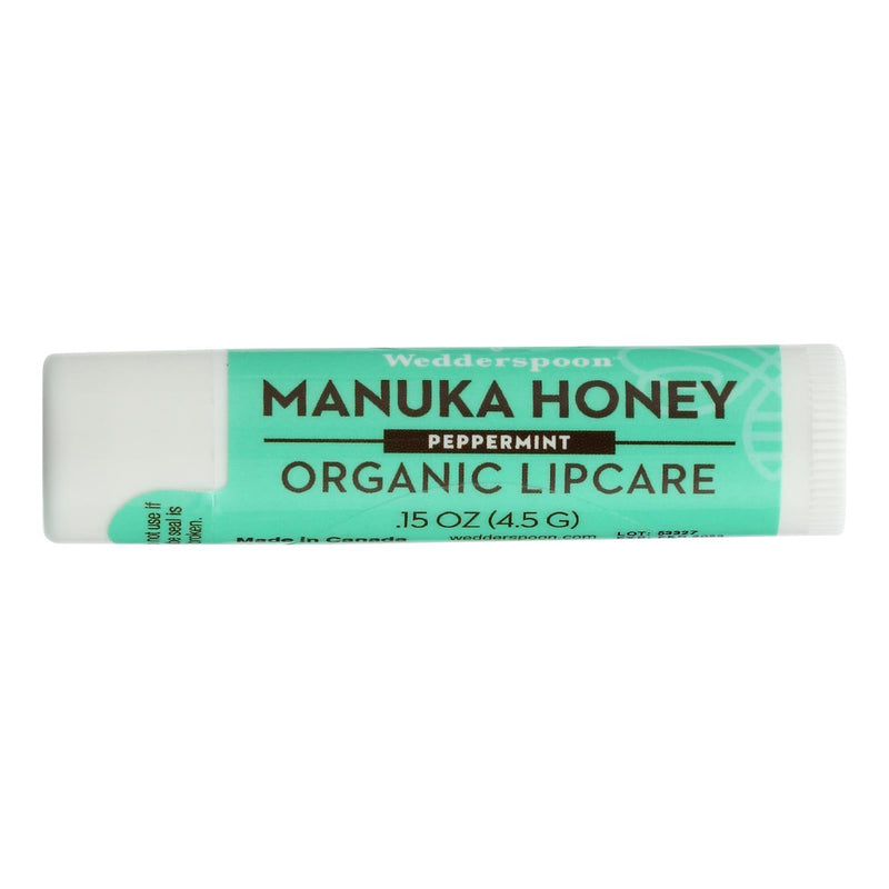 Wedderspoon - Lip Balm Manuka Honey Pprmnt - Case of 20 - .15 OZ (20x.15 OZ)