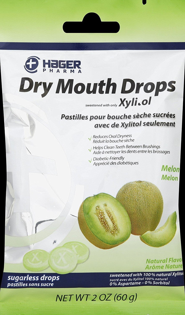 Hager Pharma Dry Mouth Drops - Melon - 2 oz (1x2 OZ)