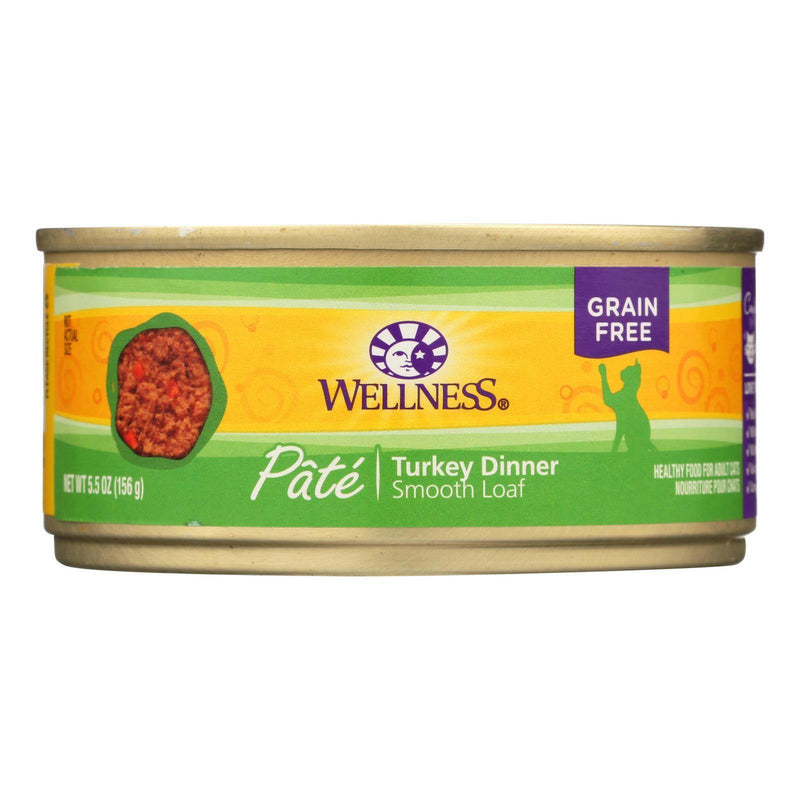 Wellness Canned Turkey Cat Food (24x5.5 Oz)