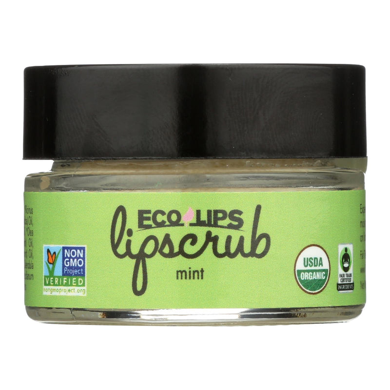 Ecolips Organic Lip Scrub - Mint - Case of 6 - 0.5 oz. (6x0.5 OZ)