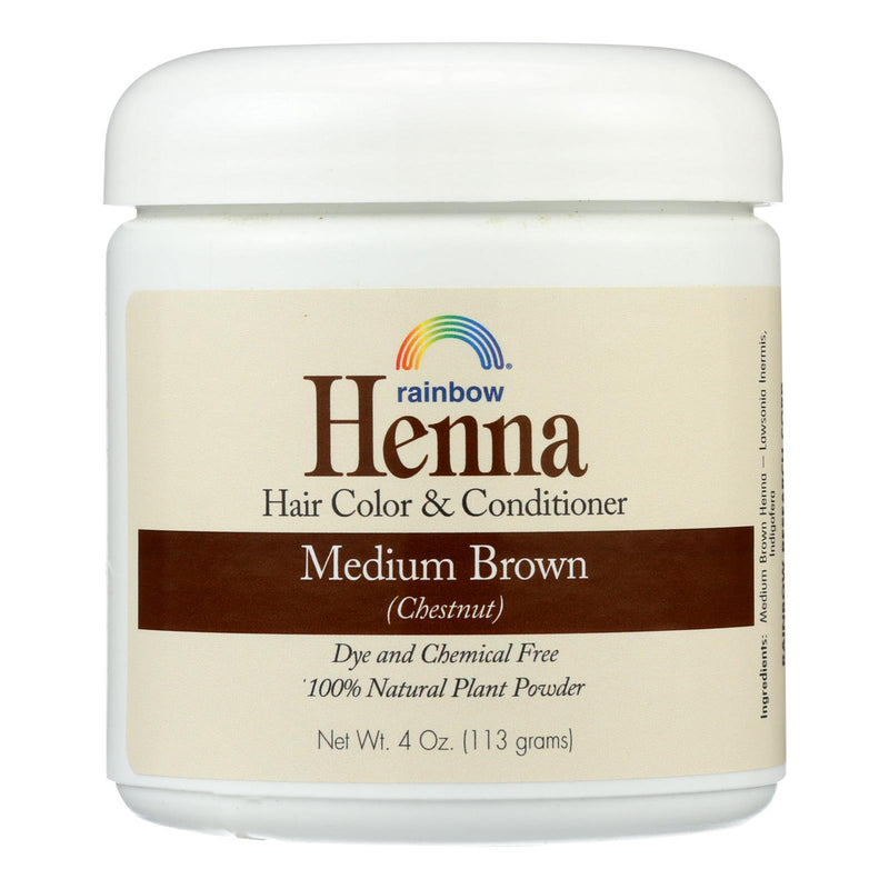 Rainbow Research Henna Hair Color and Conditioner Persian Medium Brown Chestnut - 4 oz (1x4 OZ)