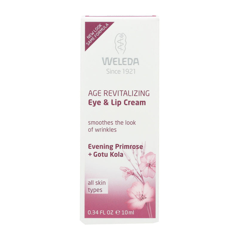 Weleda Eye and Lip Cream - Age Revitalizing - Evening Primrose - .34 oz (1x.34 FZ)