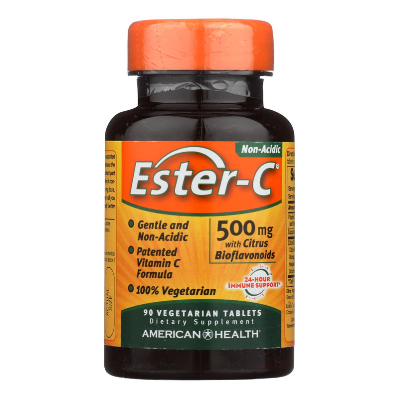 American Health - Ester-C with Citrus Bioflavonoids - 500 mg - 90 Vegetarian Tablets (1x90 TAB)