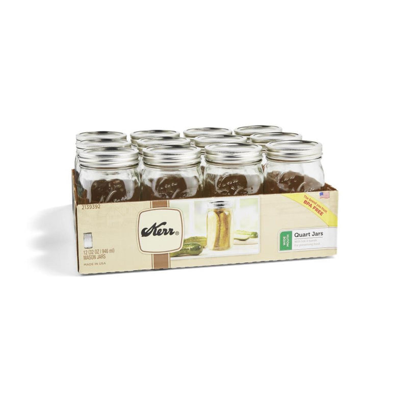 Kerr - Jars Wide Mouth 32oz - Case of 1-12 CT (1x12 CT)