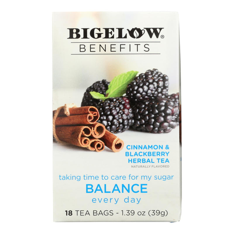 Bigelow Tea Tea - Cinnamon Blackberry - Balance - Case of 6 - 18 BAG (6x18 BAG)