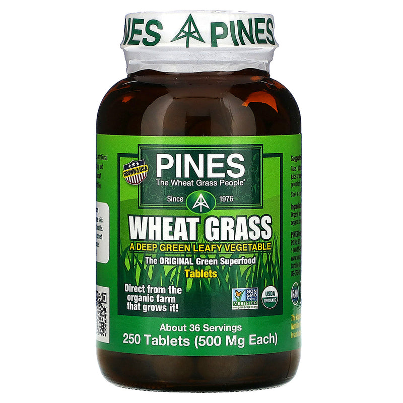 Pines International Wheat Grass 500mg Tabs (1x250 TAB)