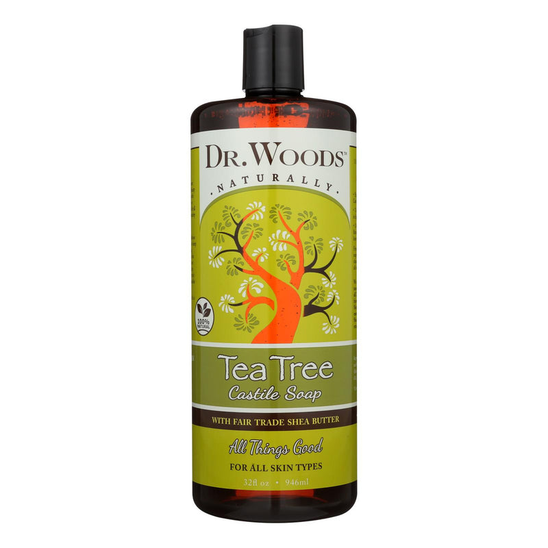Dr. Woods Shea Vision Pure Castile Soap Tea Tree - 32 fl oz (1x32 OZ)