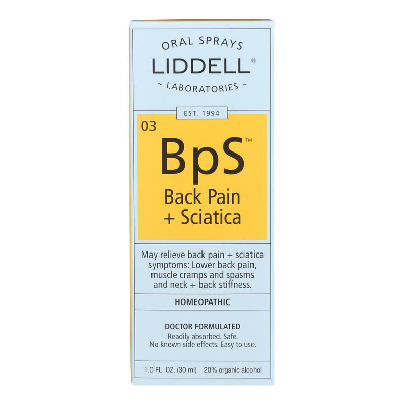 Liddell Homeopathic Back Pain Sciatica - 1 fl oz (1x1 OZ)