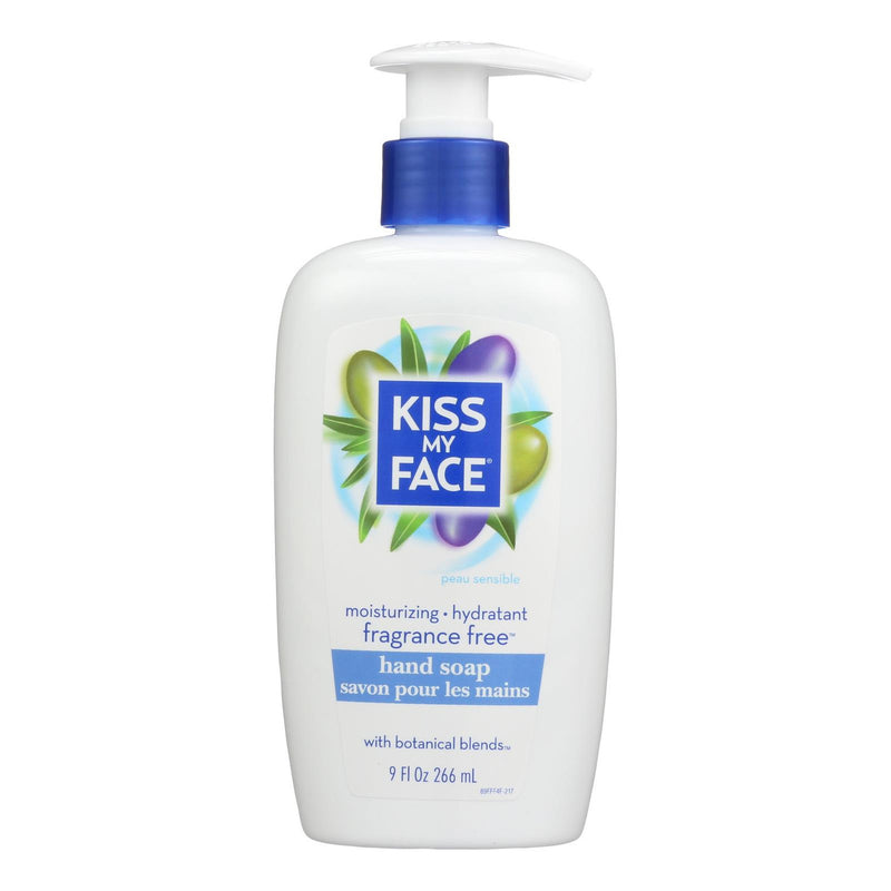 Kiss My Face Moisture Soap Fragrance Free - 9 fl oz (1x9 FZ)