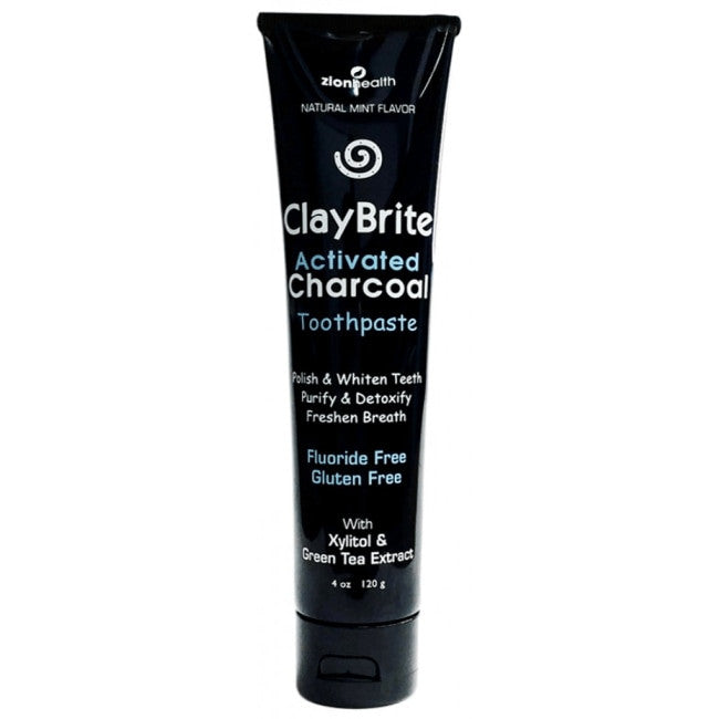 Zion Health - Tpaste Claybrite Charcoal - 1 Each - 4 OZ (1x4 OZ)