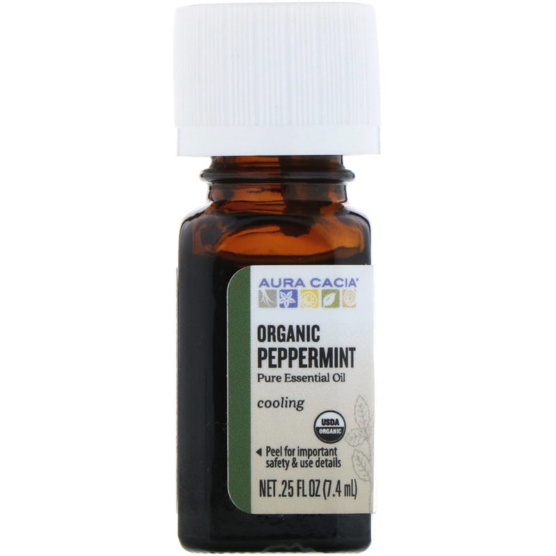 Aura Cacia Peppermint Essential Oil (1x0.25 Oz)