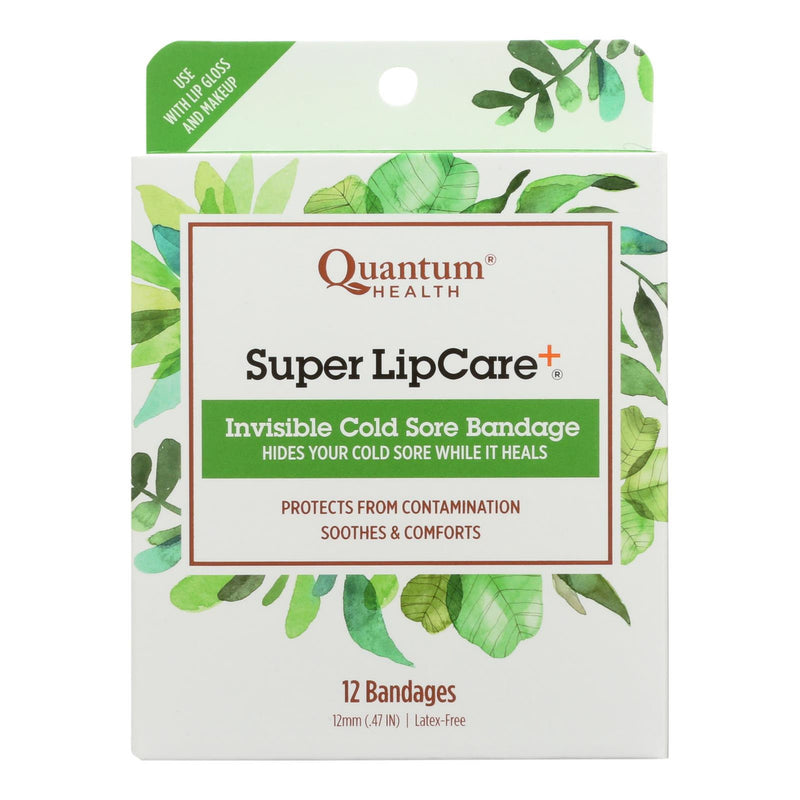 Quantum Research Lipcare Plus Invisible Cold Sore Bandage - 12 count  (1x12 CT)