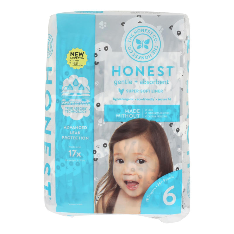 The Honest Company - Diapers Size 6 - Pandas - 18 Count (1x18 CT)