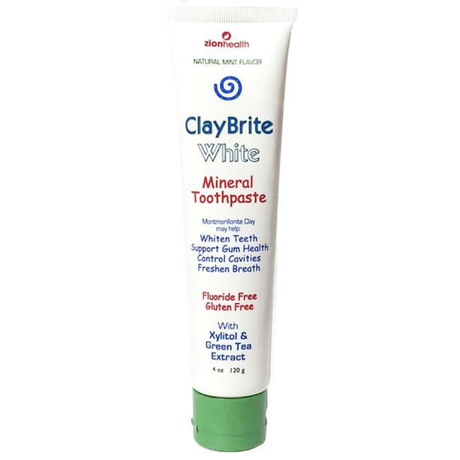 Zion Health - Tpaste Claybrite White - 1 Each - 4 OZ (1x4 OZ)