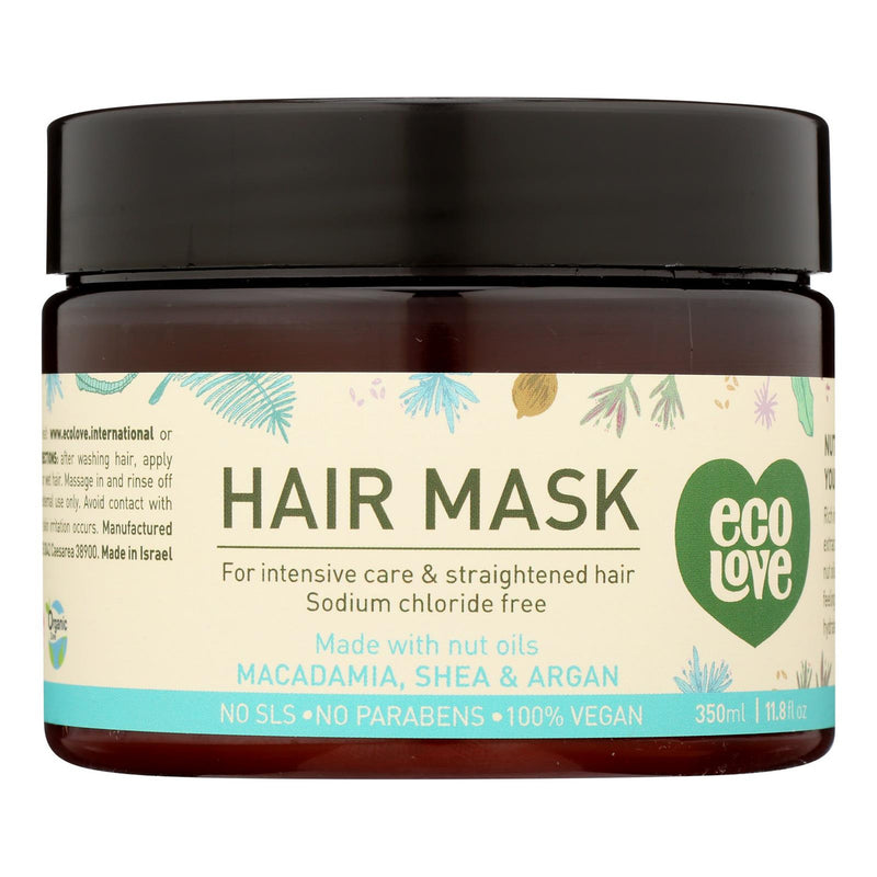 Ecolove - Mask Nut Int Cr Strt Hair - 1 Each - 11.8 OZ (1x11.8 OZ)