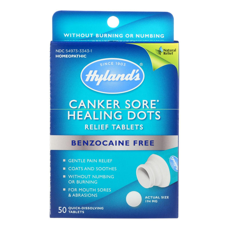 Hylands Homeopathic - Canker Sore Relief Dots - 1 Each - 50 TAB (1x50 TAB)
