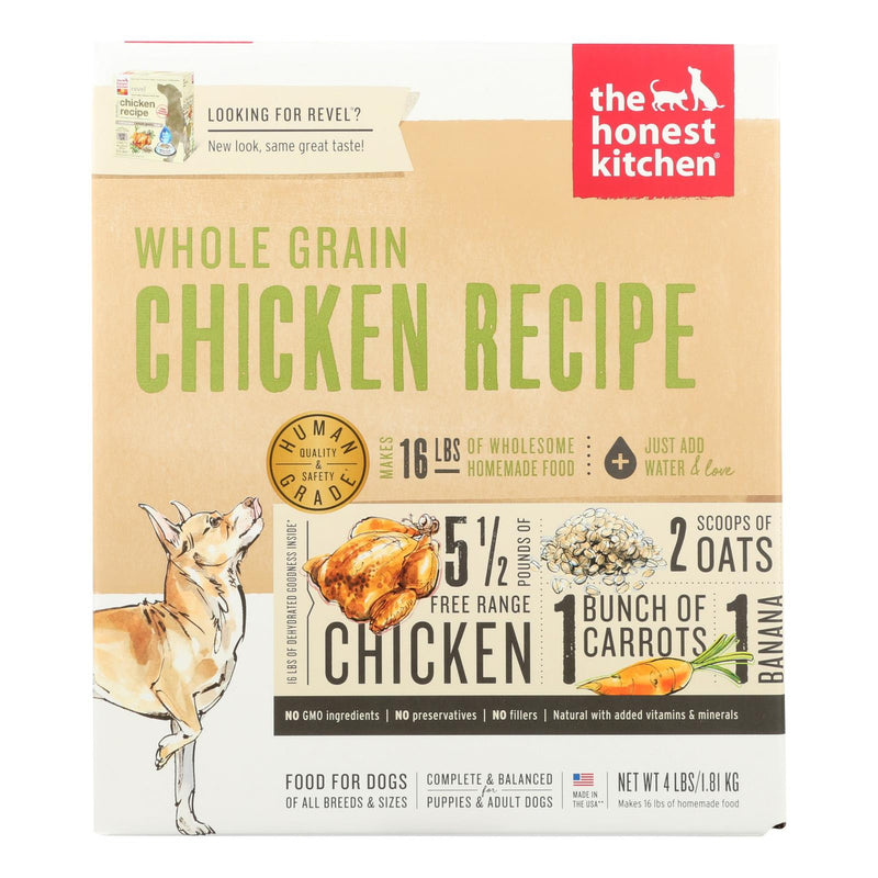 The Honest Kitchen Revel - Whole Grain Chicken Dog Food - 4 lb. (1x4 LB)