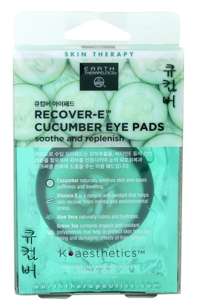 Earth Therapeutics Eye Pads - Cucumber - Recover E - .106 oz (1x.106 OZ)