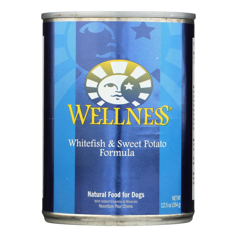 Wellness Fish & Sweet Potato Canned Dog Food (12x12.5 Oz)