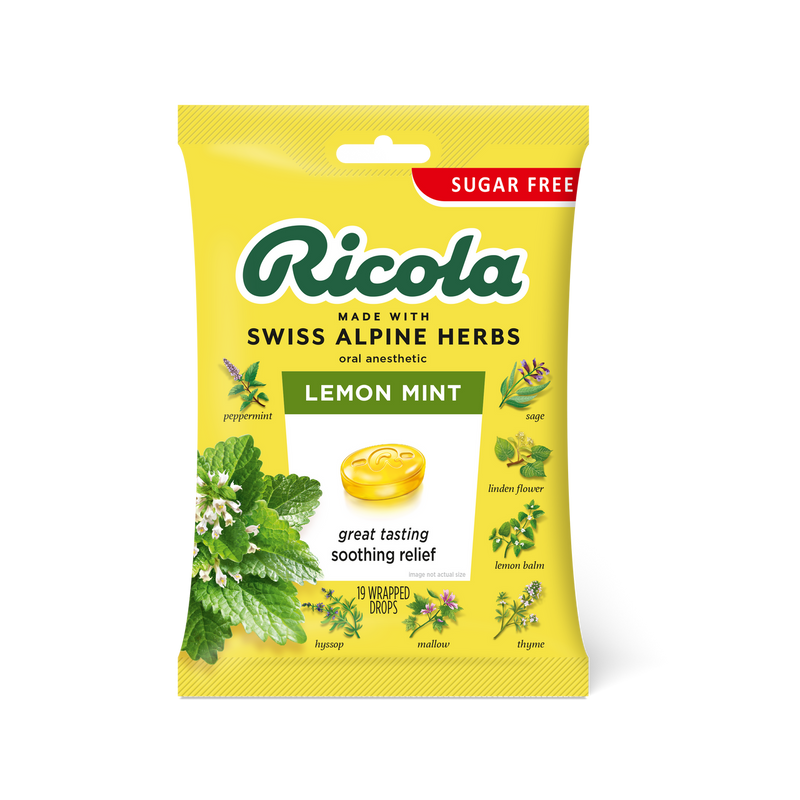 Ricola Lemon Mint Throat Drop (12x24 CT)