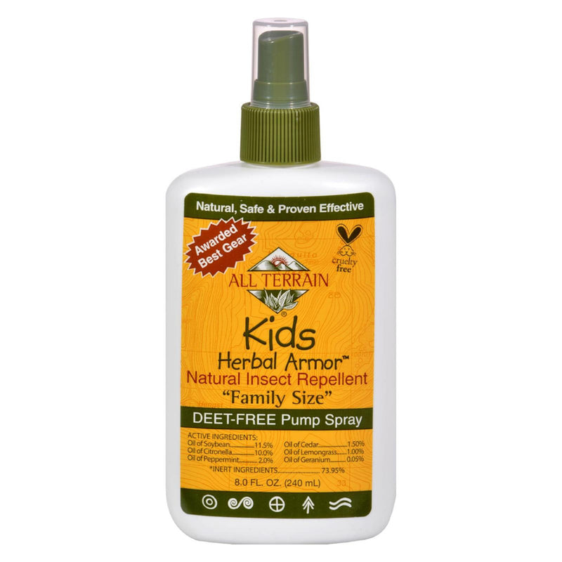 All Terrain - Herbal Armor Natural Insect Repellent - Kids - Family Sz - 8 oz (1x8 FZ)
