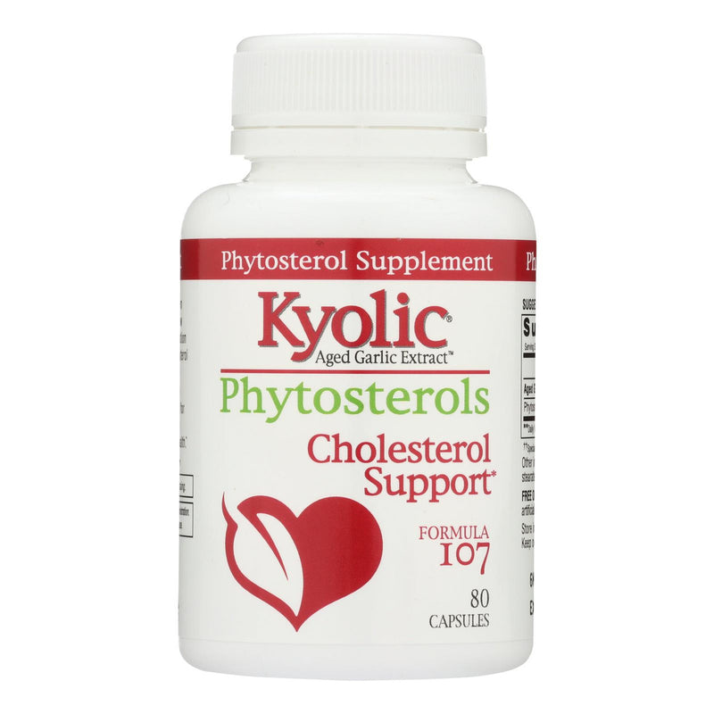 Kyolic - Aged Garlic Extract Phytosterols Formula 107 - 80 Capsules (1x80 CAP)