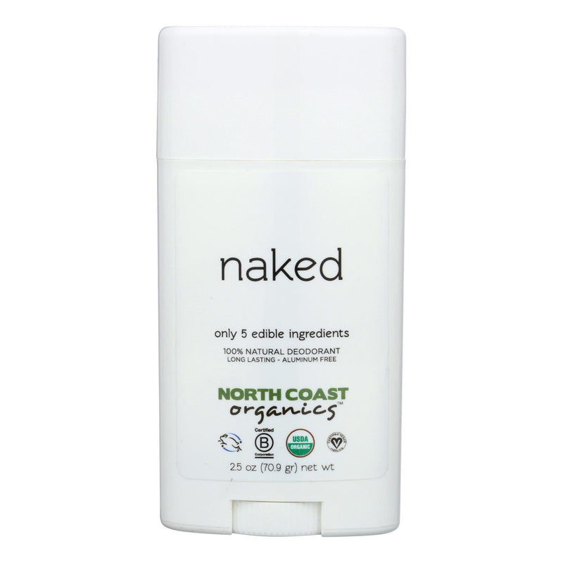 North Coast Organics Deodorant - Naked Sensitive Skin - 1 Each - 2.5 oz. (1x2.5 FZ)