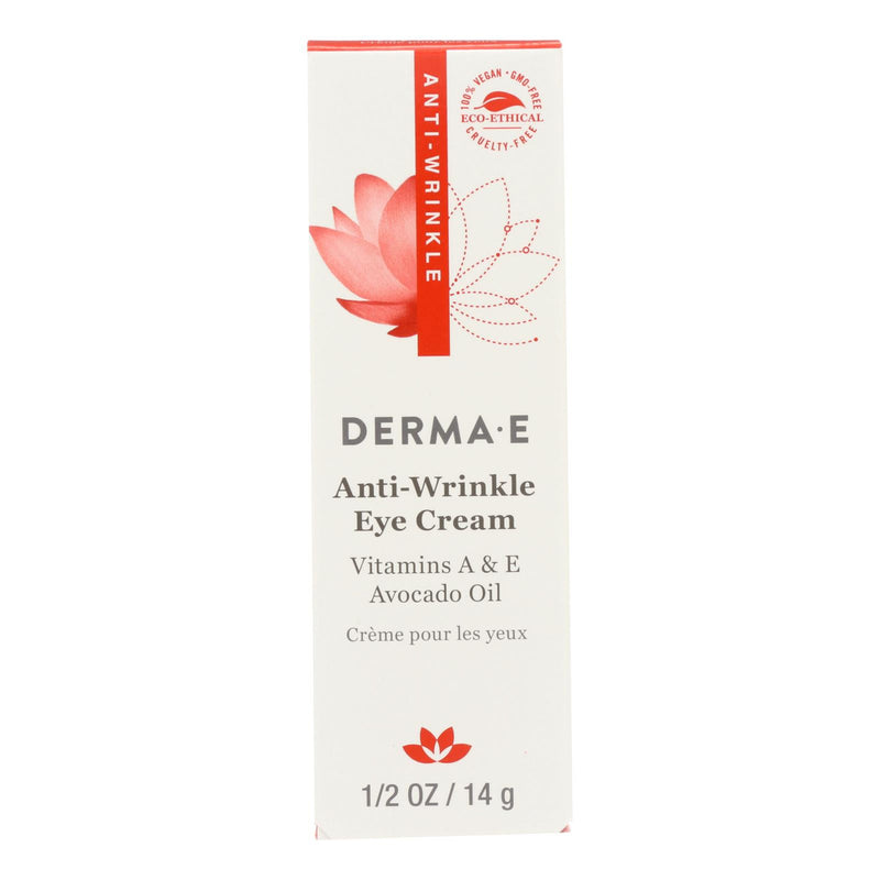 Derma E - Anti - Wrinkle Vitamin A Eye Cr?me - 0.5 oz. (1x.5 OZ)
