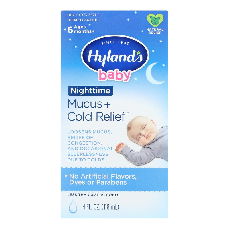 Hylands Homeopathic - Baby Night Mucus+cldrelief - 1 Each - 4 FZ (1x4 FZ)