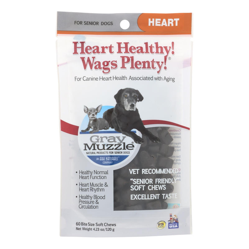 Ark Naturals Heart Healthy Wags Plenty - Gray Muzzle - 60 Count - 1 Each