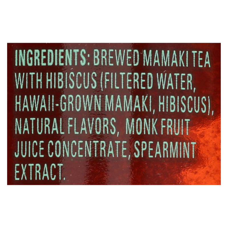 Shaka Tea Shaka Bottled Tea Peppermint Mint - Case Of 12 - 14 Fz