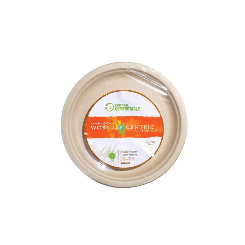 World Centric Fiber Plate - Case Of 12 - 20 Count