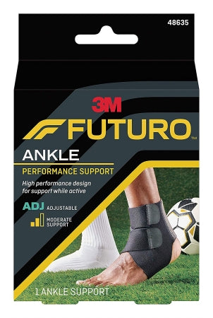 3M Futuro Ankle Support, Left or Right Foot, Black, Adult 971922 CS