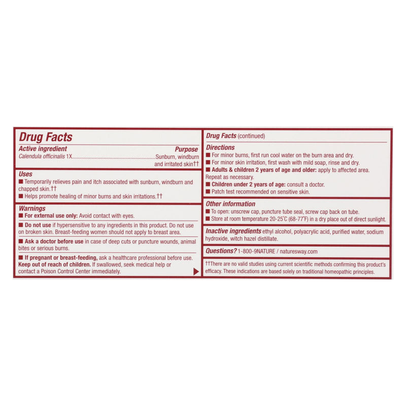 Boericke And Tafel - Califlora Calendula Gel - 2.75 Oz