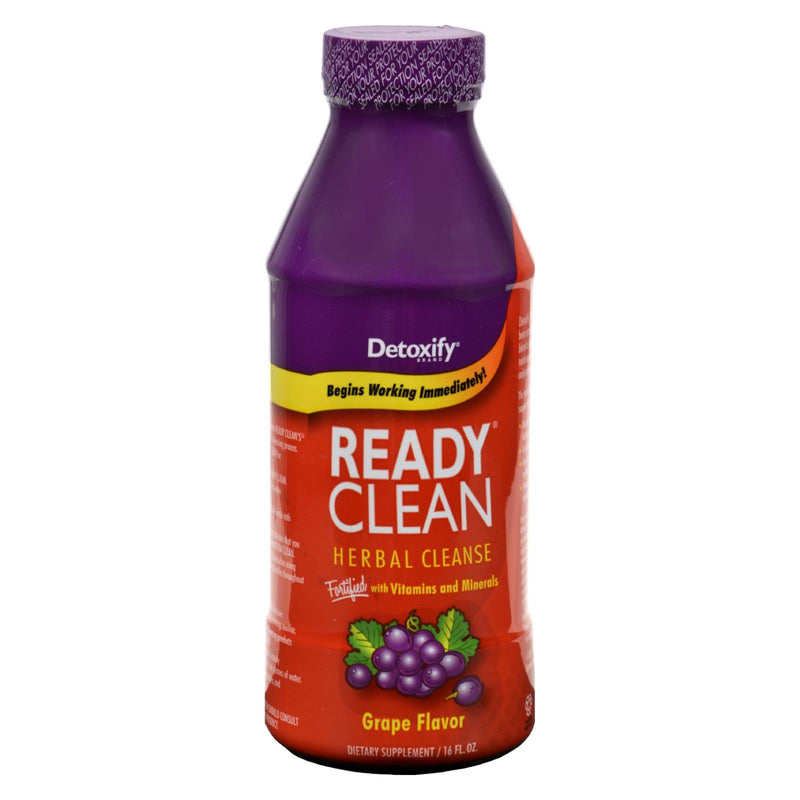 Detoxify - Ready Clean Herbal Natural Grape - 16 Fl Oz