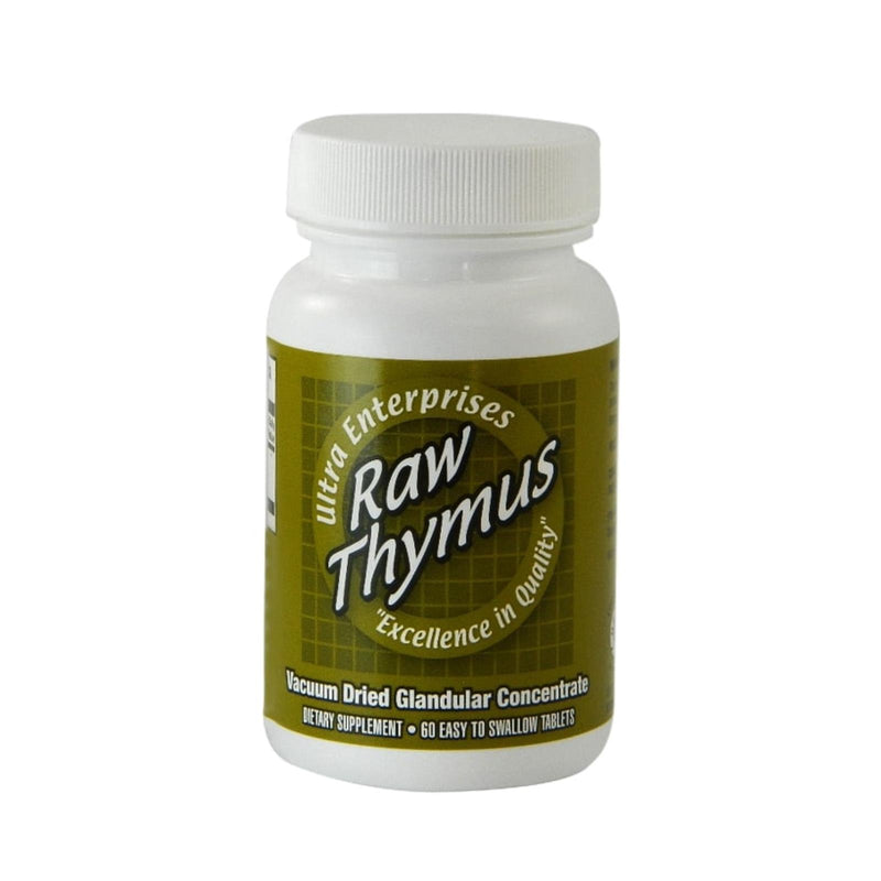 Ultra Glandulars Ultra Raw Thymus 200mg - 60 Tablets