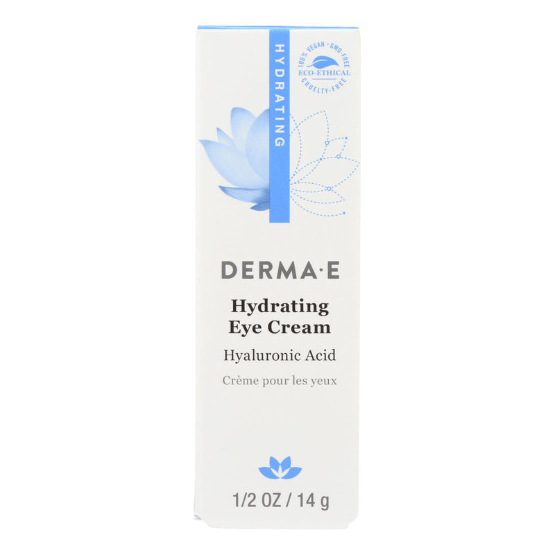 Derma E - Eye Creme Hyaluronic And Pycnogenol - 0.5 Oz.