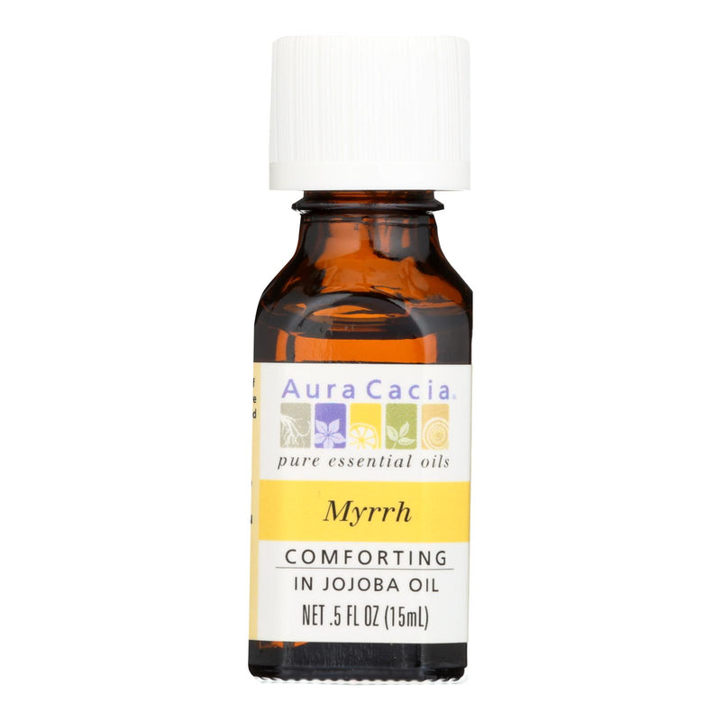 Aura Cacia - Myrrh In Jojoba Oil - 0.5 Fl Oz