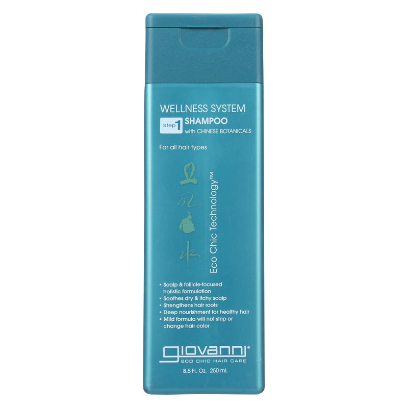 Giovanni Wellness System Step 1 Shampoo With Chinese Botanicals - 8.5 Fl Oz