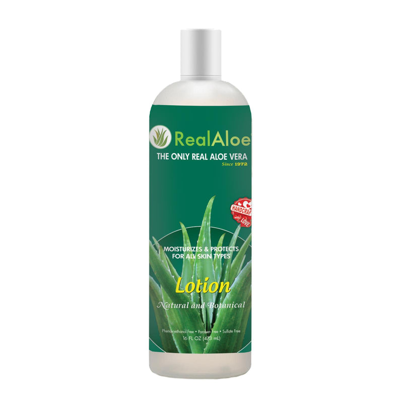 Real Aloe Lotion - Aloe Vera - 16 Fl Oz