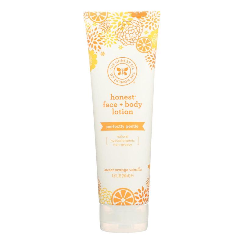 The Honest Company Face And Body Nourishing Lotion - Sweet Orange Vanilla - 8.5 Fl Oz.