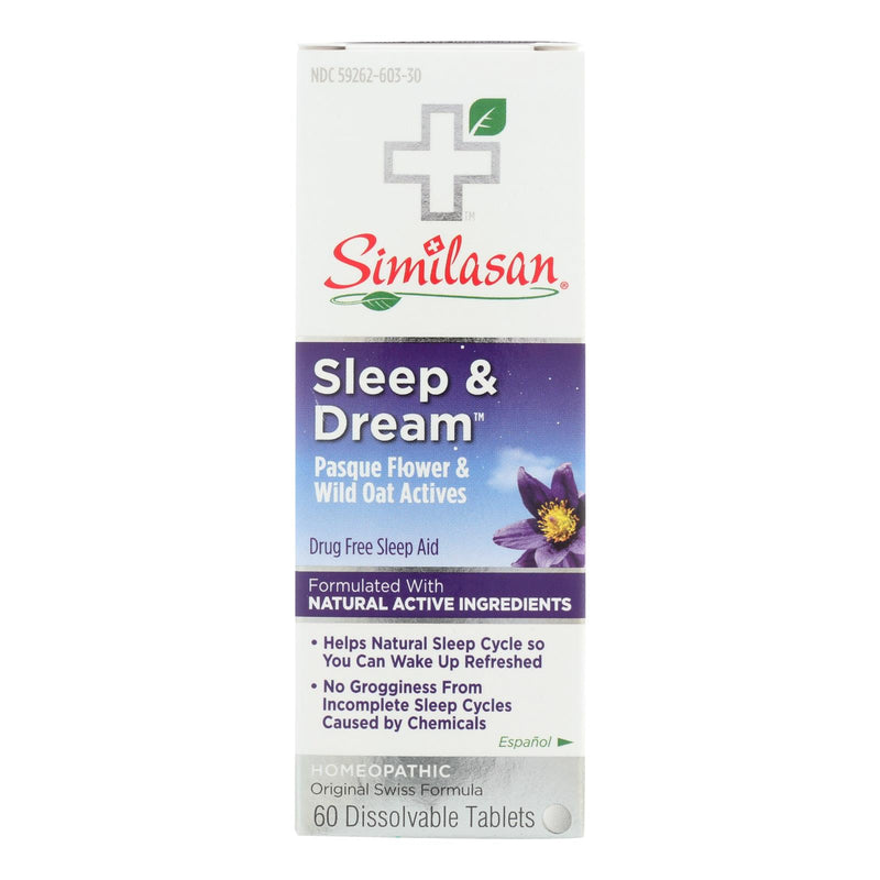 Similasan Sleep & Dream - Pasque Flower & Wild Oat Actives - 60 Count