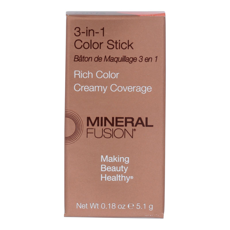 Mineral Fusion - 3-in-1 Color Stick - Terra Cotta - 0.18 Oz.