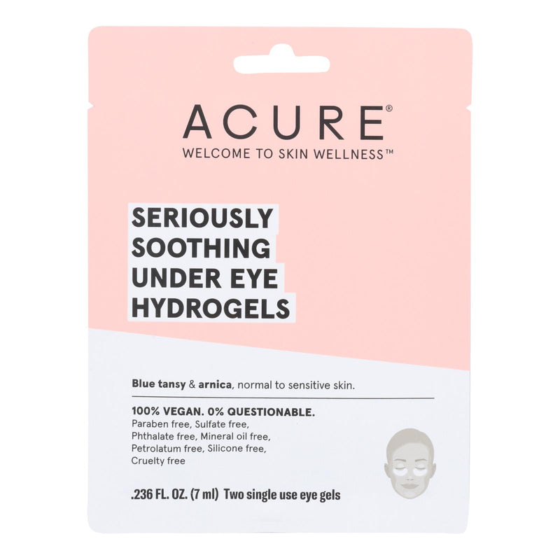 Acure - Seriously Soothing Under Eye Hydrogels - Case Of 12 - 0.236 Fl Oz.