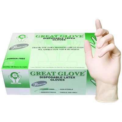 Great Glove Industrial Grade Premium Latex Disposable Gloves