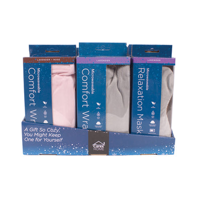 Carex Display w/ Comfort Wraps and Relaxation Masks