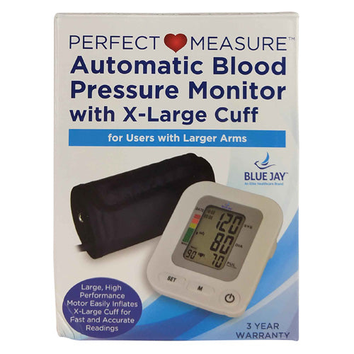Full Automatic Blood Pressure w/Extra Large Cuff & 4 AA Batt