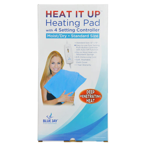 Heating Pad 12 x15   Moist/Dry 4 Position Switch  Auto-Off