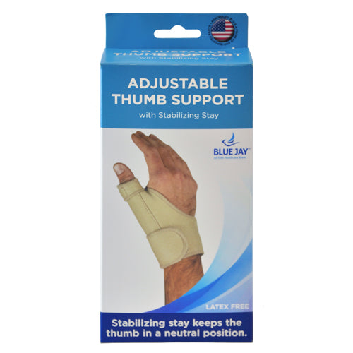 Blue Jay Adj Thumb Support w/Stabilizing Stay Beige LG/XL